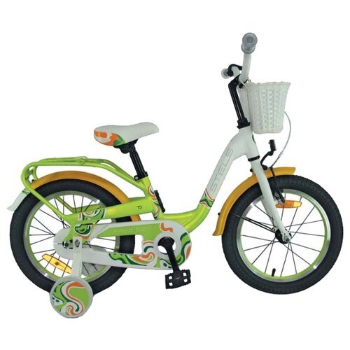 Детский велосипед STELS Pilot 190 16 V030 (2018) зелёный/жёлтый/белый 8.5' (требует финальной сборки)