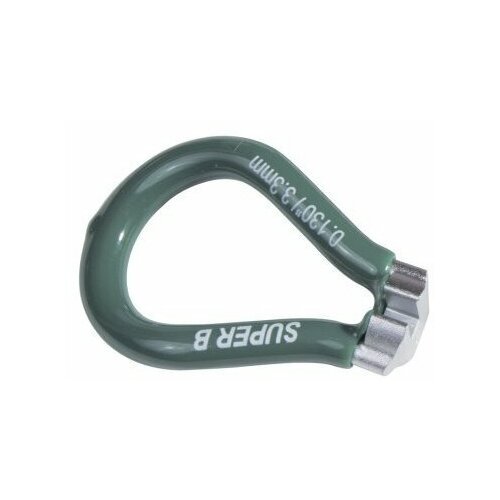 SUPER B 5550 Ключ для спиц 0.130' зелёный