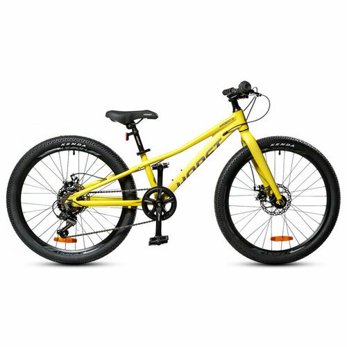 Подростковый горный велосипед Horst Argento 24 (2024) желтый/серый