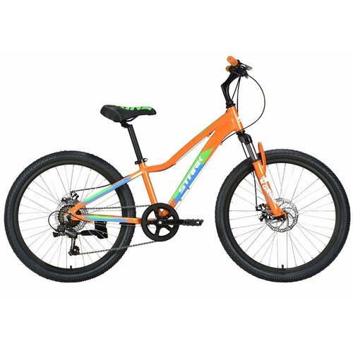 Велосипед Stark Rocket 24.1 D (2023) 12' оранжевый/зеленый/белый