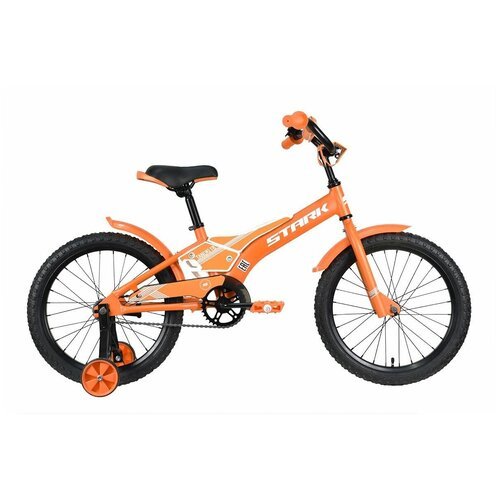 Велосипед Stark Tanuki 18 Boy (2023) one size оранжевый/серый/белый
