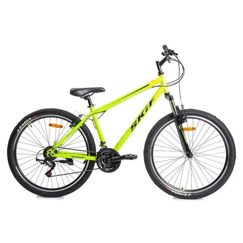 Велосипед SKIF MTB HT 27,5 (27.5' 21 ск. рост. 17') 2022, ярко-зеленый/черный IBK22OK27027