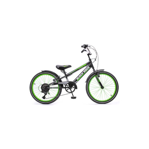 Велосипед BLACK AQUA Sport 20' 6ск (графитово-зеленый)