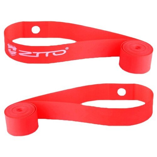 Ободная лента для колёс велосипеда ZTTO 27.5'x20мм, пара, цвет красный
