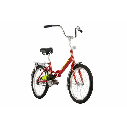 Велосипед FOXX 20' складной, SHIFT, красный, тормоз нож, двойной обод, багажник