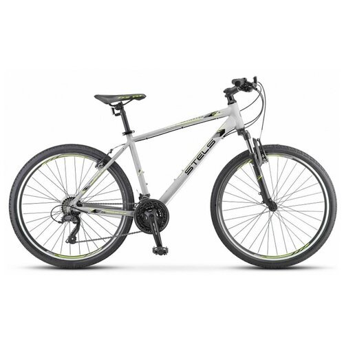 Велосипед STELS Navigator-590 V 26' K010 20' Серый/салатовый