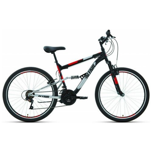 Велосипед Altair MTB FS 26 1.0 26 18 ск. рост. 16 черный/красный RBKT1F16E003