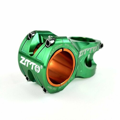 Вынос руля ZTTO Bar Bore 31.8-35 мм, длина 50 мм, зеленый
