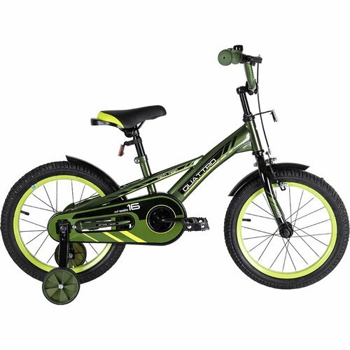 Детский велосипед TECH TEAM QUATTRO 12' синий (сталь) 2023 NN010235 NN010235