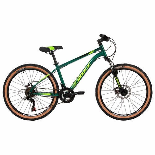 Велосипед 24' FOXX CAIMAN, цвет зелёный, р. 14'