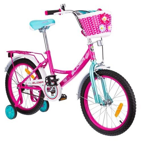 Велосипед двухколесный детский для девочек Slider. розовый. арт. IT106110