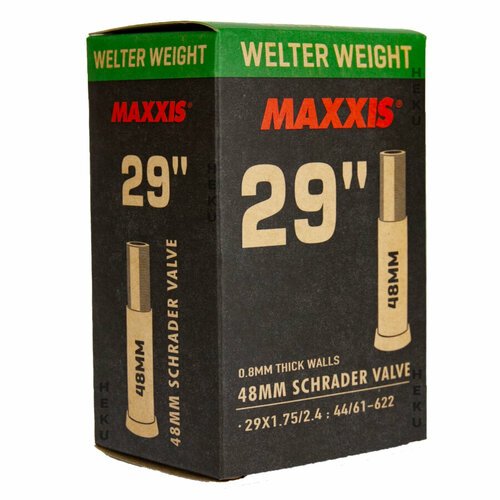 Велокамера Maxxis Welter Weight 29x1.75-2.40 0.8 мм авто ниппель Schrader 48 мм