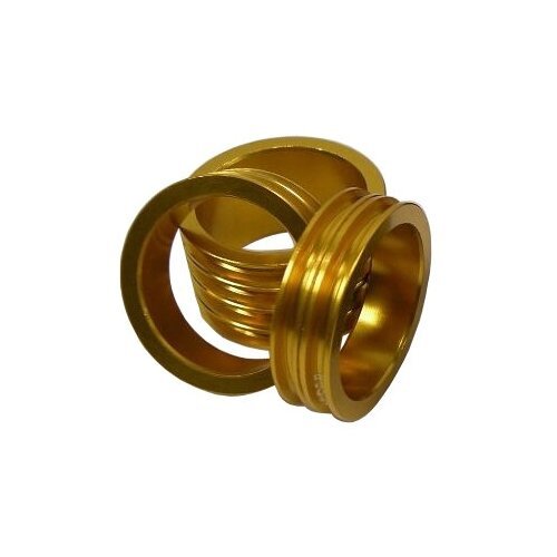 Neco кольцо проставочное 1-1/8'х10мм золотое, алюминий