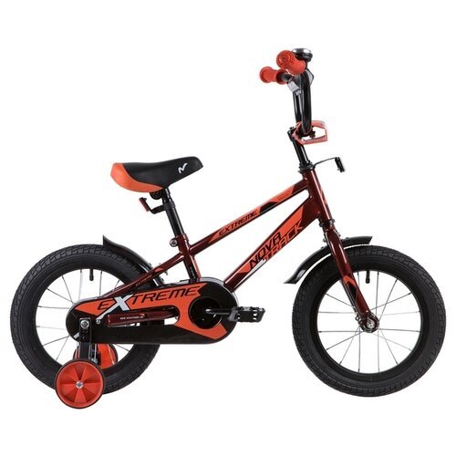 Детский велосипед Novatrack Extreme 14 (2019) коричневый 9' (требует финальной сборки)