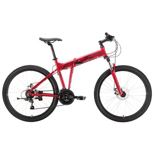 Велосипед Stark Cobra 26.2 D (2021) 18' красный/серый