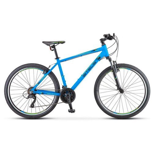 Велосипед горный Stels Navigator 590 V K010 рама 18' сине-салатовый LU094324