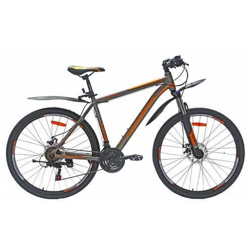 Велосипед 27,5' Nameless J7300D, серый/оран, 19'