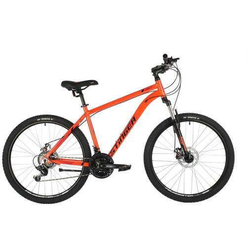 Горный (MTB) велосипед Stinger Element Evo 26 (2021) оранжевый 18' (требует финальной сборки)