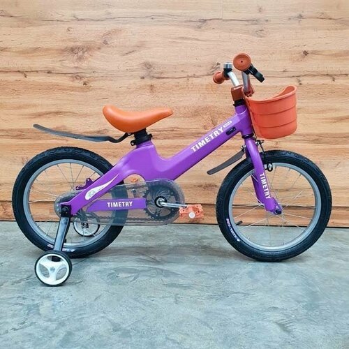 Велосипед для детей 'Time Try', 14 дюймов, магниевый, фиолетовый