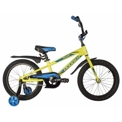 Детский велосипед Novatrack Dodger 18' (2024) 18 Зеленый (108-122 см)