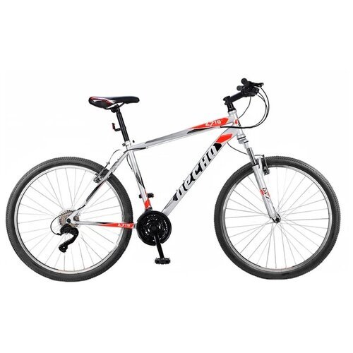 Горный (MTB) велосипед Десна 2710 V 27.5 F010 (2021) серебристый/красный 19' (требует финальной сборки)