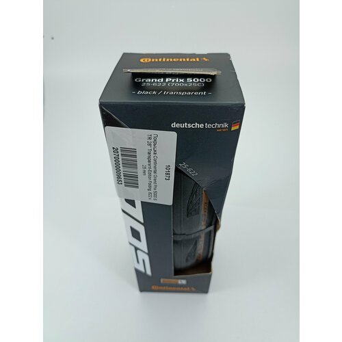 Покрышка Continental Grand Prix 5000 S TR 28' Transparent-Edition Folding, 622 x 25 mm