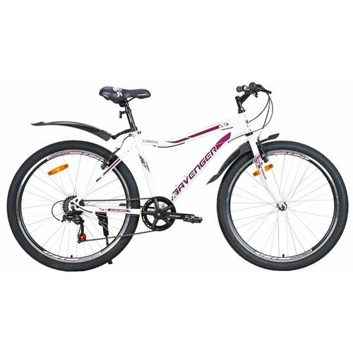 Велосипед 26' AVENGER C260W, белый/фиолетовый, 17,5'