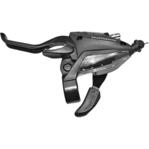 Моноблок Shimano, Tourney, EF500-L левый, 3 скорости, черный без упаковки / шифтер + тормозная ручка для велосипеда