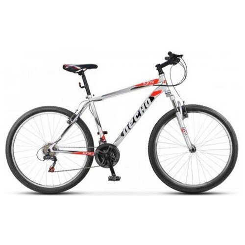 Велосипед STELS Десна-2710 V 27.5' F010 17.5' Серебристый/красный