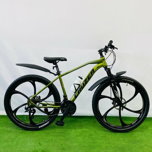 Велосипед 'CRUZER' 26' для роста 150-180 см, зеленый, 2024