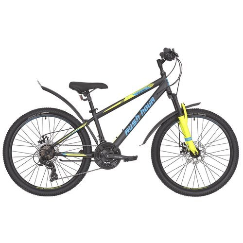 Подростковый велосипед RUSH HOUR 24' RX 415 DISC ST фиолетово-синий, рама 13' (21 скорость)