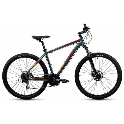 Велосипед горный с колесами 27.5' Aspect Stimul серо-оранжевый рама 16', 24 скорости