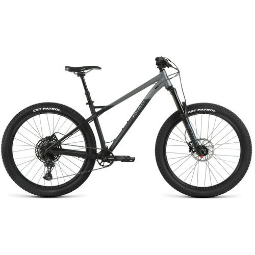 Велосипед горный 1311 PLUS 27,5 (27,5' 9 ск. рост. M) 2023, черный-мат/темно-серый-мат