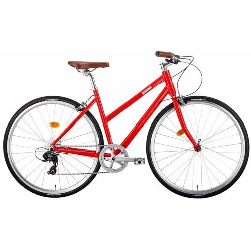 Женский велосипед Bear Bike Amsterdam (2021) 48 см' Красный (165-175 см)