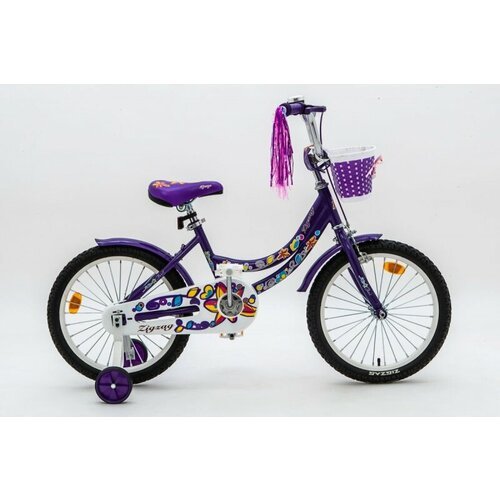 Велосипед 18 ZIGZAG FORIS фиолетовый 2024