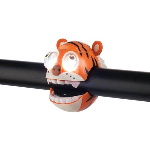 Передний фонарь Rich Toys 320240 Фонарик TIGER light (тигр) оранжевый/белый