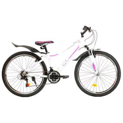 Велосипед 26' Nameless S6200W, белый/розовый рама 15