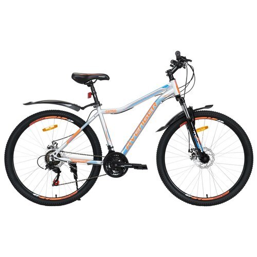 Велосипед AVENGER C275D 27.5 серый/синий неон 17,5'