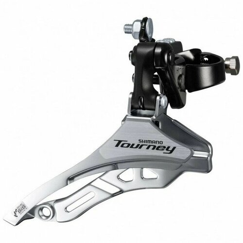 Передний переключатель скоростей для велосипеда Shimano Tourney, TY-300, 31.8 мм, нижняя тяга, угол:66-69 для 42Т