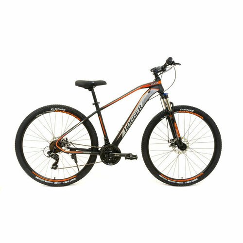 Горный (MTB) велосипед Hogger Pointer 29 MD (2023), рама 21, черный-оранжевый