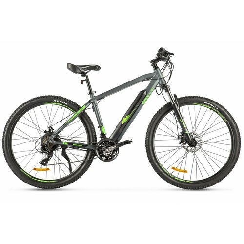 Электровелосипед Ultra MAX, серо-зеленый, 29 дюймов, до 50 км на одном пробеге