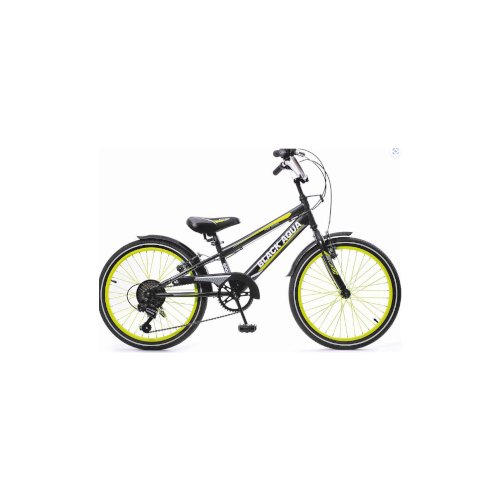 Велосипед BLACK AQUA Sport 20' 6ск (хаки-оранжевый)