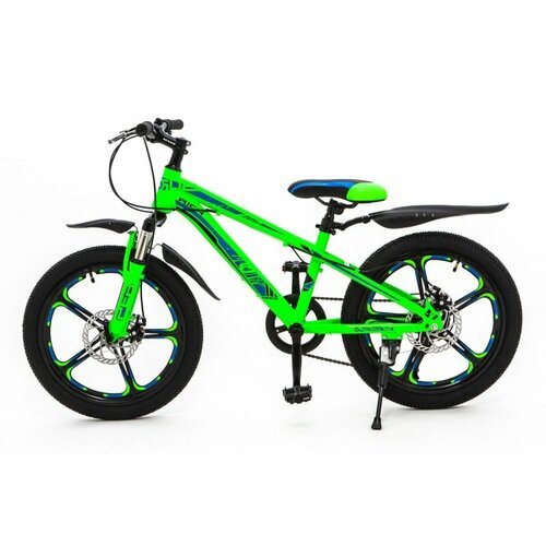 Велосипед 20 MAKS RICH MD (литые диски) (6-ск.) (рама 11.5) Зеленый