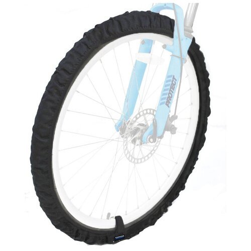 Комплект эластичных чехлов для велосипедных колес 26-29' PROTECT - Черный (555-551)