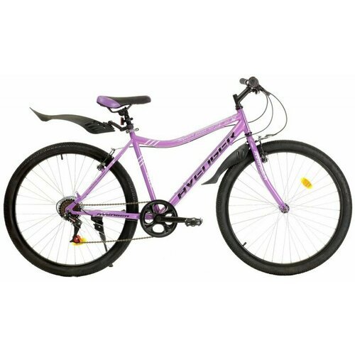 Велосипед 26 AVENGER C260W (7-ск.) белый/фиолетовый (рама 17.5)