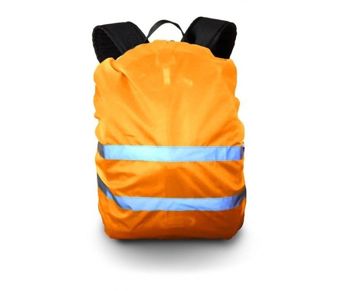Аксессуары для транспорта Cova Чехол сигнальный на рюкзак со световозвращающими лентами объем 20-40 л