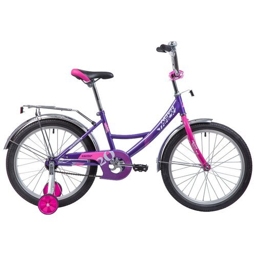 Велосипед Novatrack Vector 20 (2019) фиолетовый 12' (требует финальной сборки)