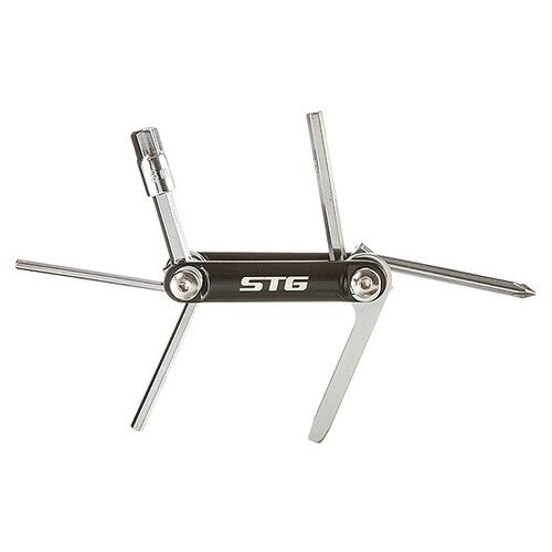 Ключ STG YC-261BK № 6 мм / 3 мм / 5 мм / 8 мм / 4 мм черный/серебристый
