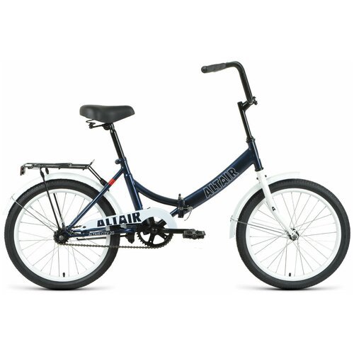 Велосипед ALTAIR CITY 20 (20' 1 ск. рост. 14') 2022, темно-синий/белый, RBK22AL20003