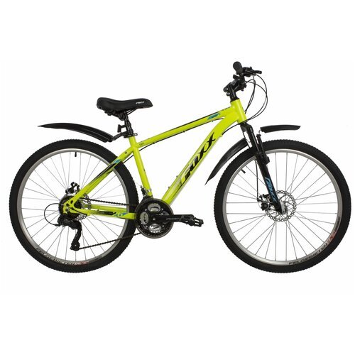 Велосипед Foxx Aztec D 27.5' (2023) (Велосипед FOXX 27.5' AZTEC D зеленый, сталь, размер 16')